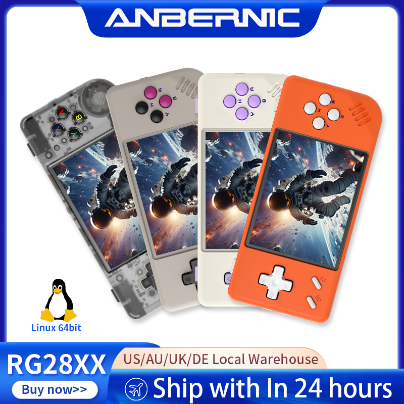Retro X8 Gaming Console - جهاز ألعاب محمول ANBERNIC RG28XX بنظام
