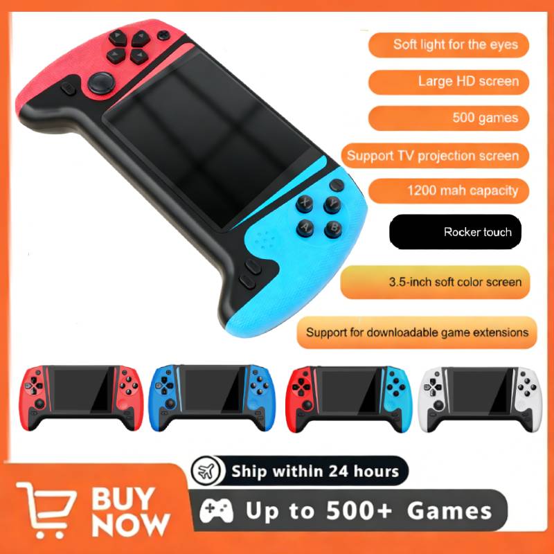 Retro Gaming System - جهاز ألعاب فيديو محمول بتصميم كلاسيكي،