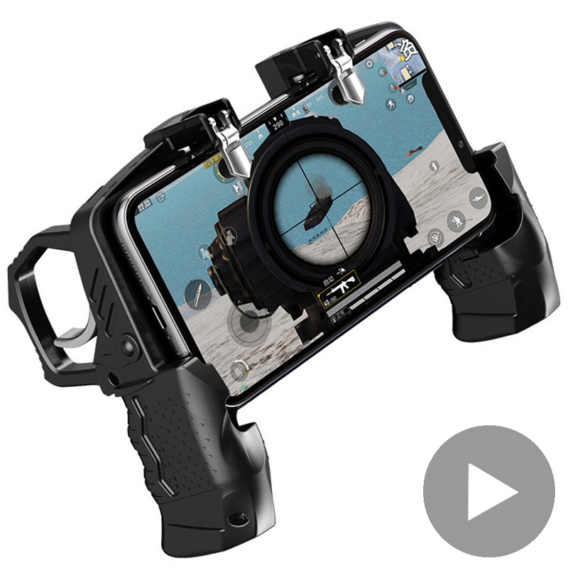 Retro Gaming Gun - وحدة تحكم PUBG Free Fire Trigger
