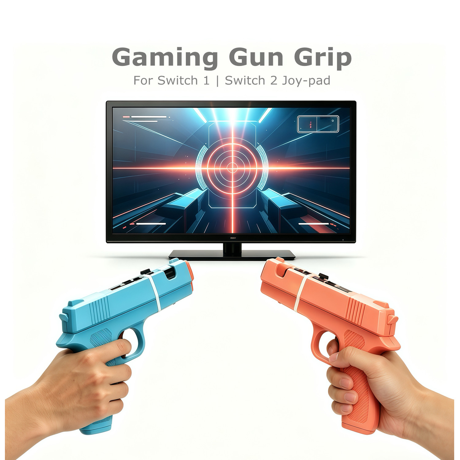 Retro Gaming Gun - مقبض تحكم على شكل مسدس لألعاب